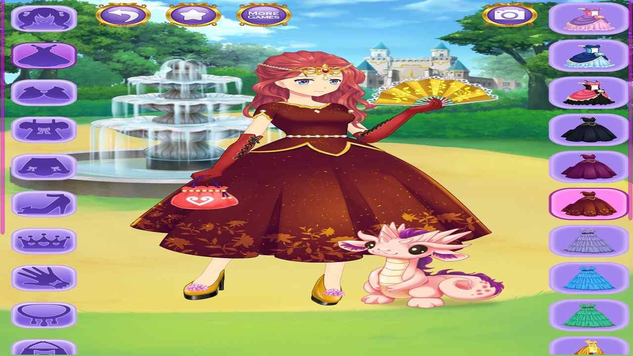 لعبة تلبيس الأميرة انمي Anime Dress Up Games تلبيس اميرات
